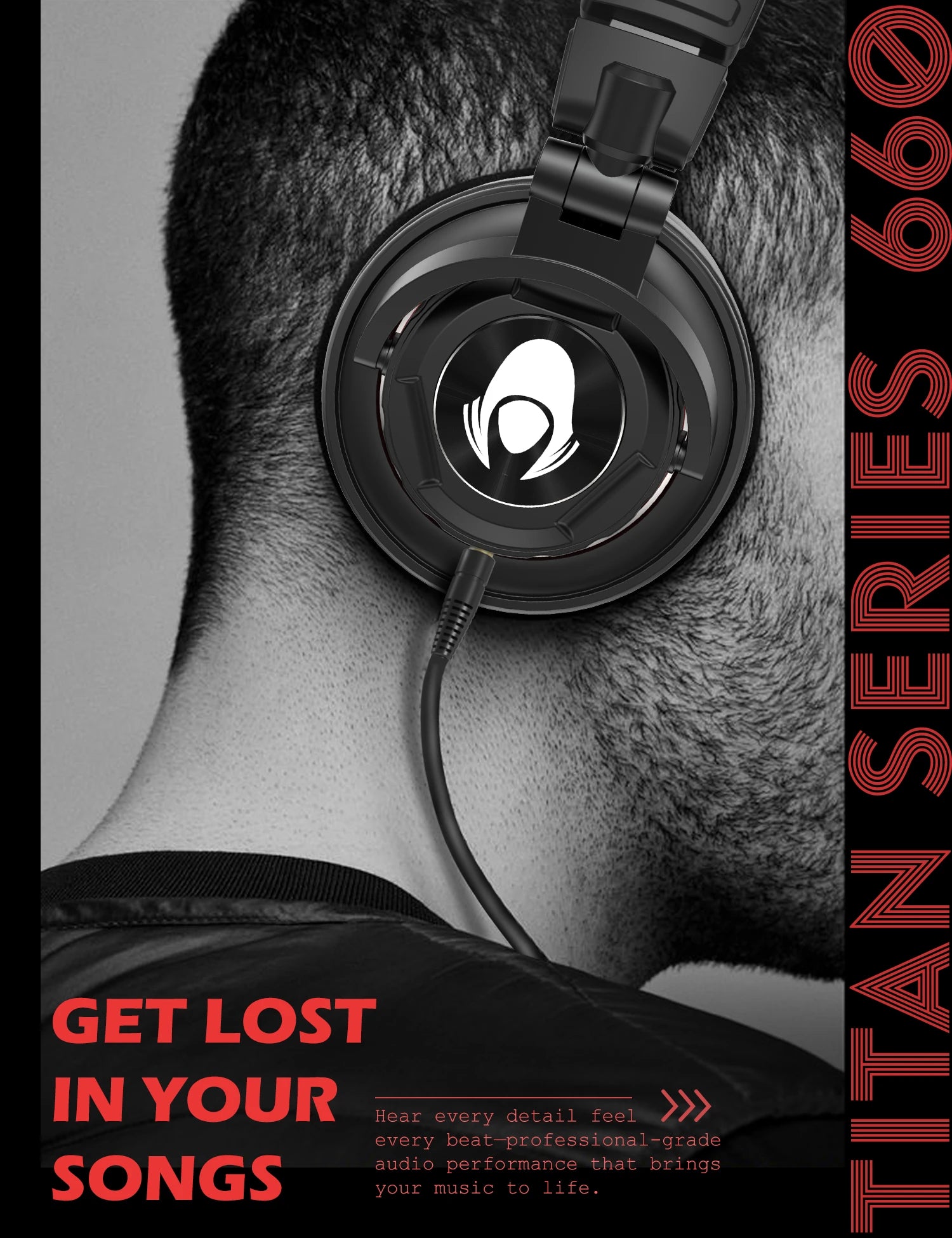 Talomen Ti660x | Casque filaire de surveillance de studio professionnel