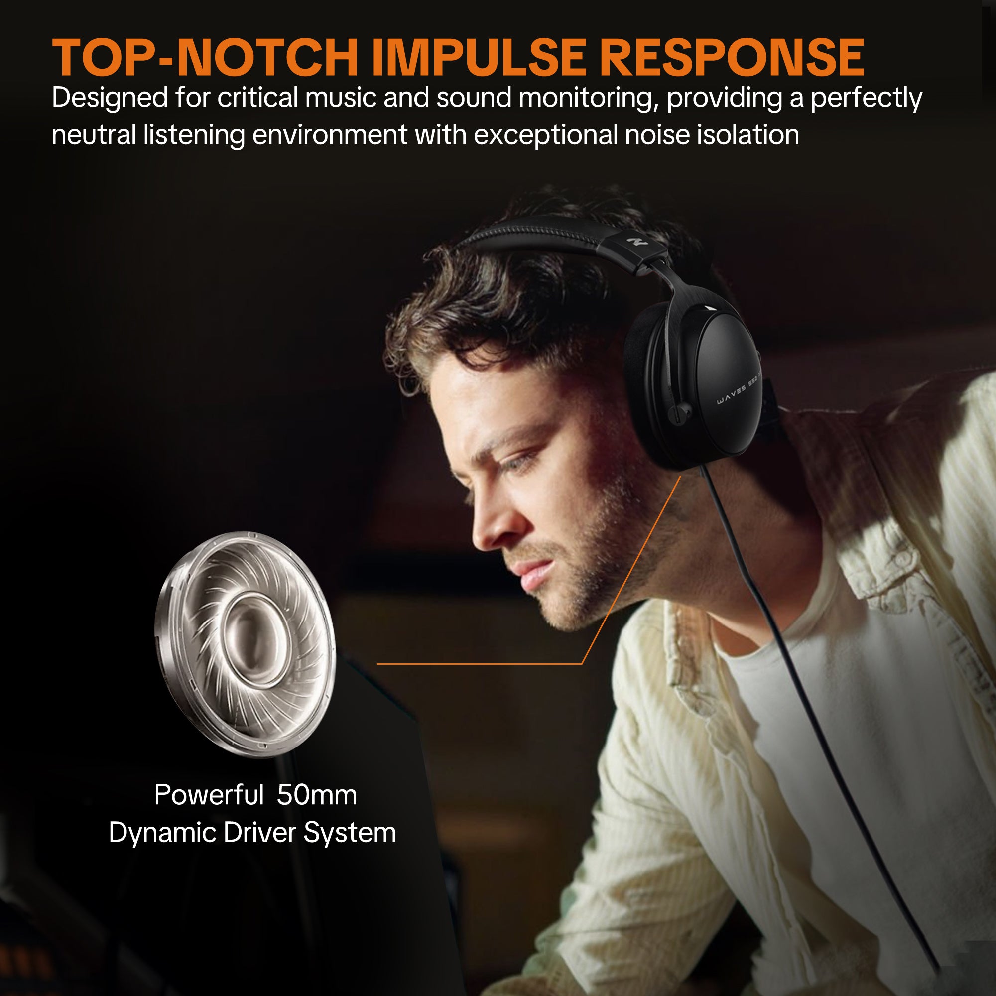 Talomen Ti660x | Casque filaire de surveillance de studio professionnel