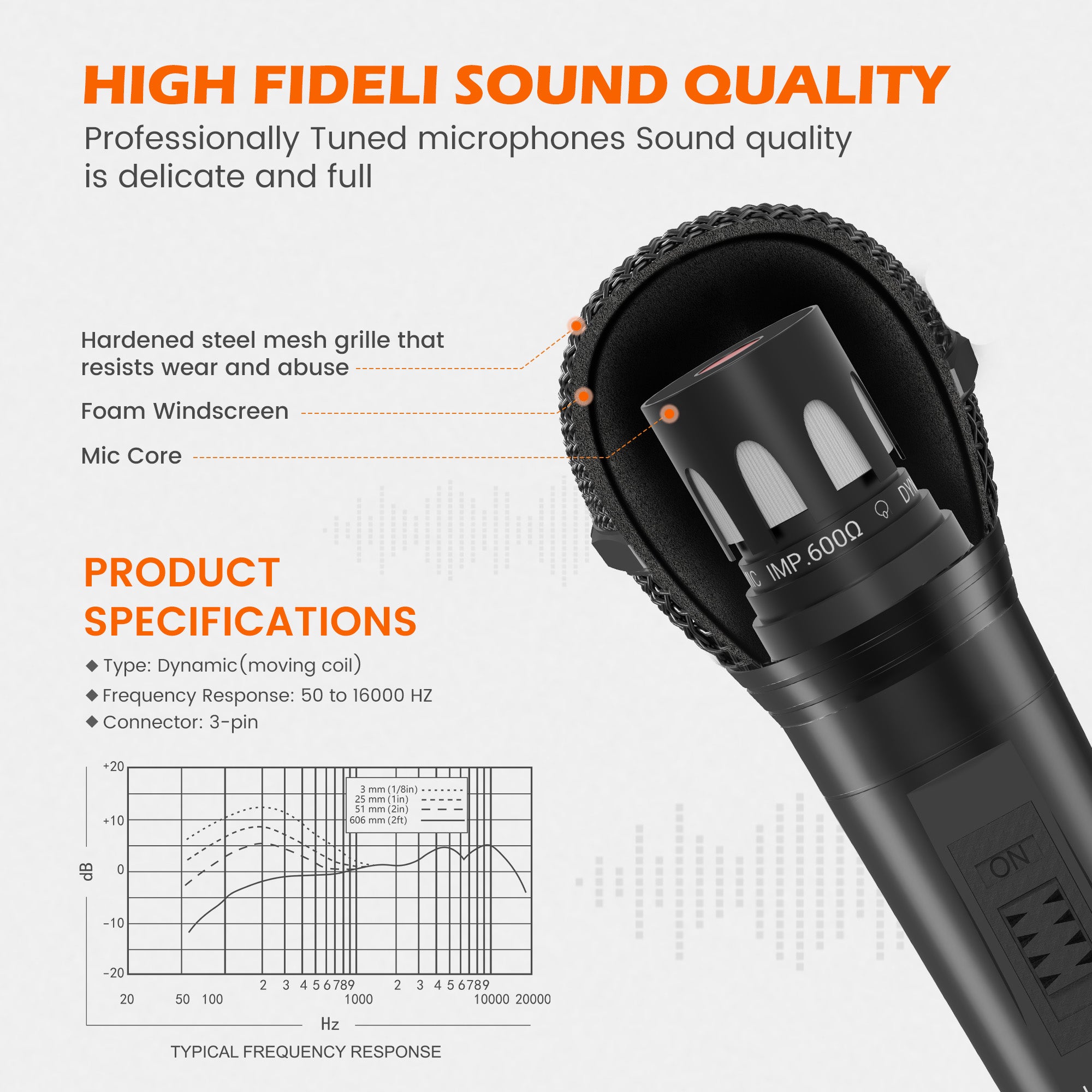 Talomen L52 Professional Vocal Microphone 【Black Badge】