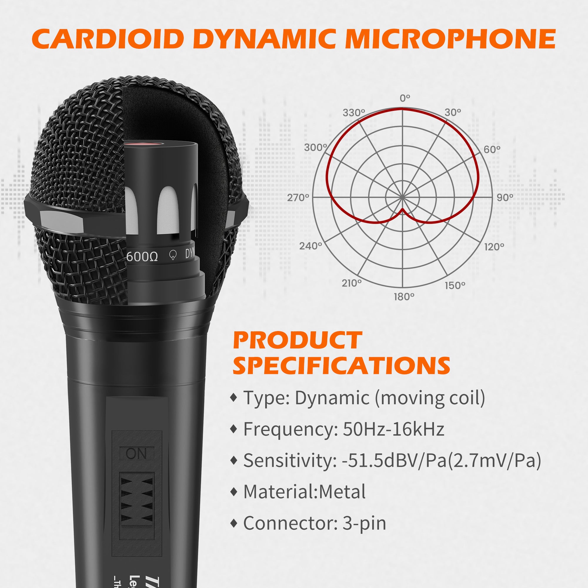 Talomen L52 Professional Vocal Microphone 【Black Badge】