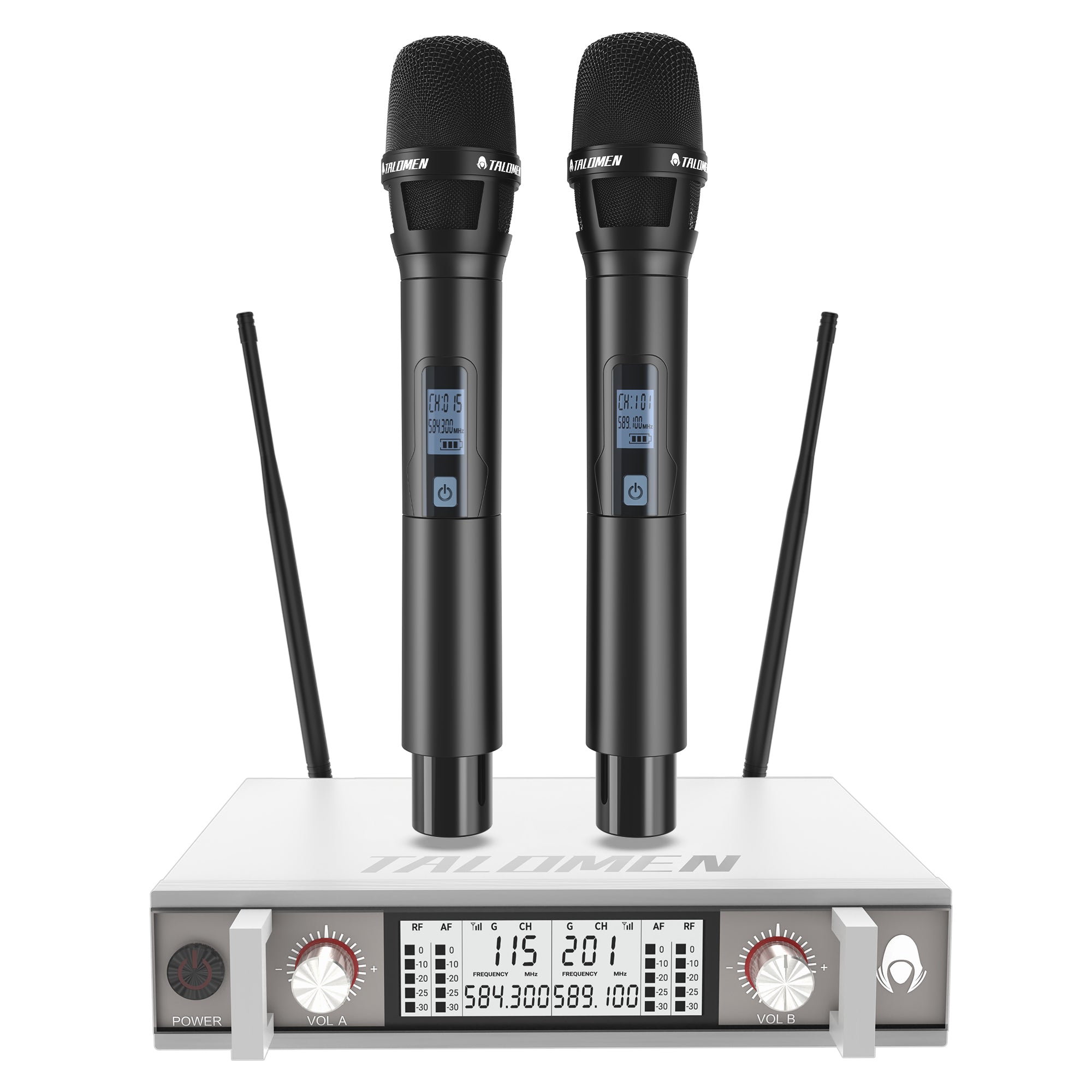 Talomen K120 | Système de microphone sans fil UHF professionnel