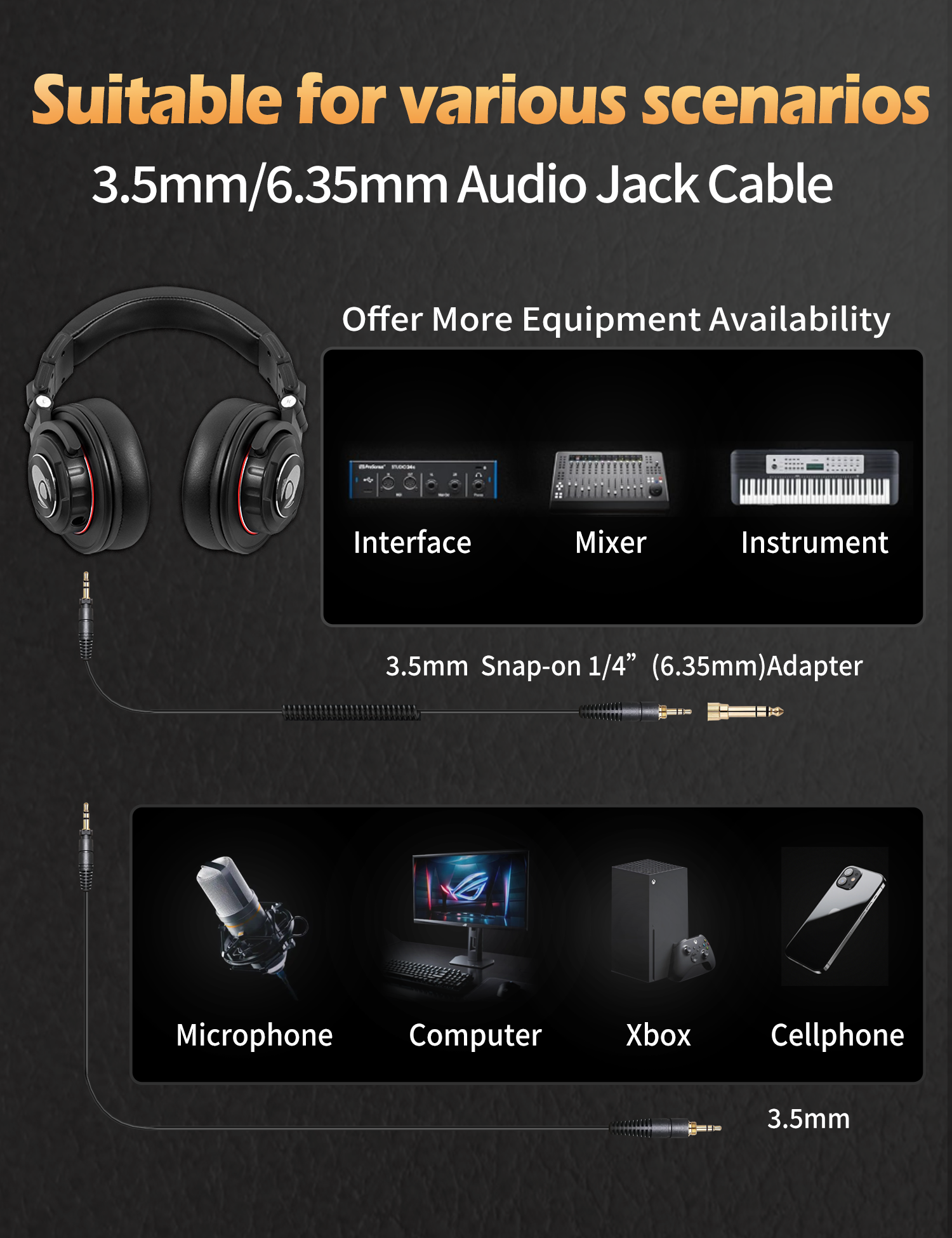 Talomen Ti660x | Professional Studio Monitoring Wired Headphone