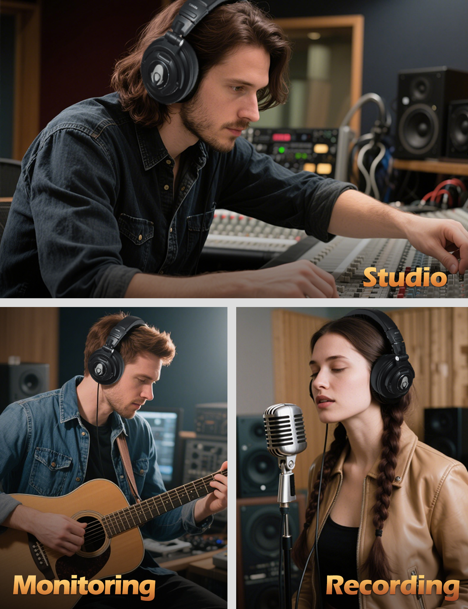 Talomen Ti660x | Professional Studio Monitoring Wired Headphone